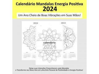 Calendário Mandalas Energia Positiva 2024